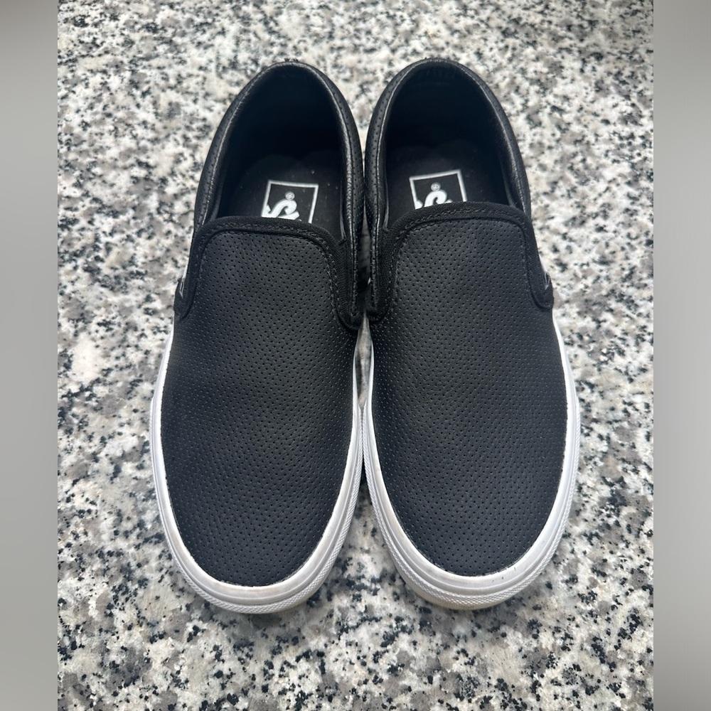 Vans women’s perforated slip-ons size 5